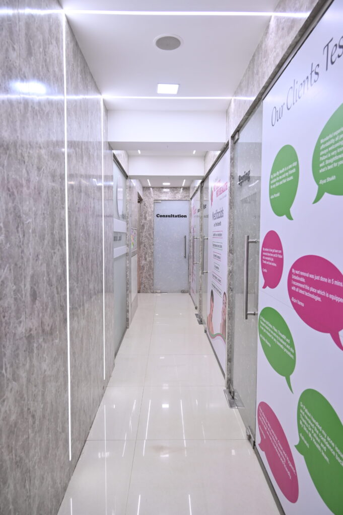 My Skin My Health skin and hair care clinic interior in Mumbai